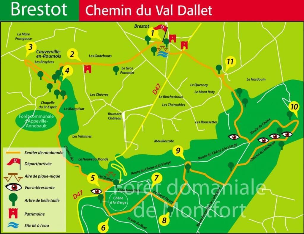 Gite Le Pressoir - Normandie Etreville Eksteriør billede